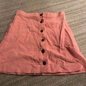 pink zaful skirt